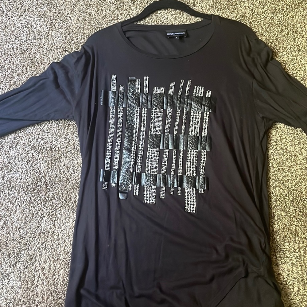 EMPORIO ARMANI LONG SLEEVE LIGHT MATERIAL SZ S